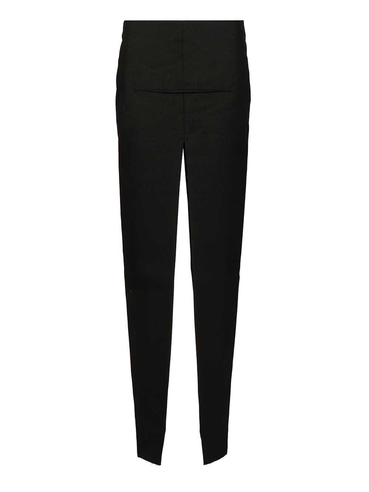 Rick Owens Long High-Waisted Virgin Wool Skirt Gonne - Nero | 96397842e100ec44397fcbf2779326d4a695799e