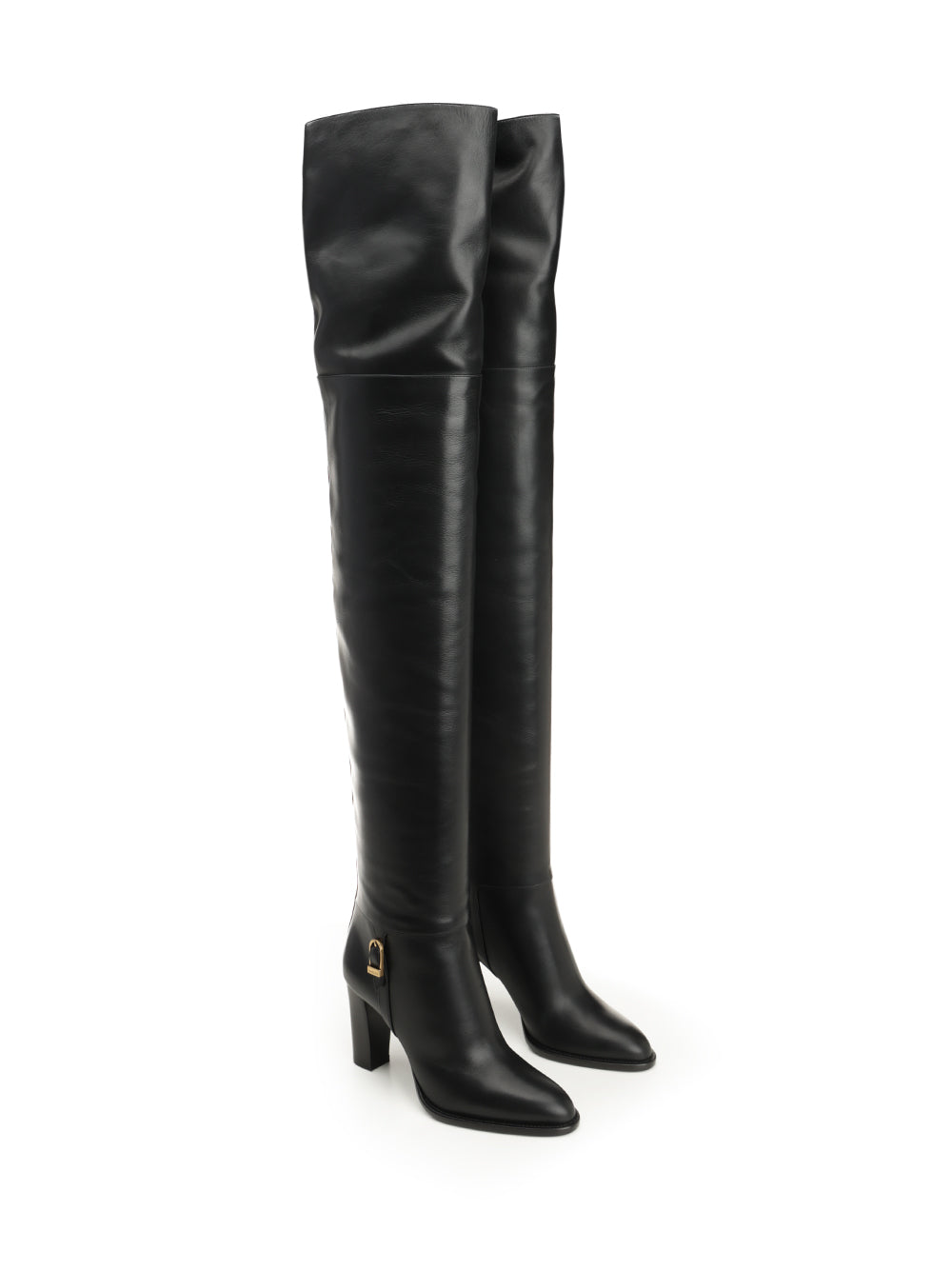 Saint Laurent Julia Over-The-Knee Boots - Nero | 389fa82257900aa832f98ac3283d55defe483e17
