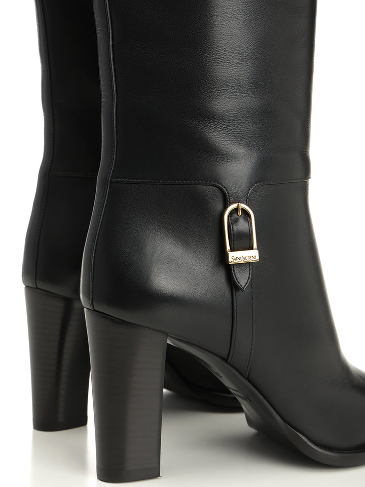 Saint Laurent Julia Over-The-Knee Boots - Nero | bfef0b1567be7a52ef1fb5623eed9a8ff6d3d38f