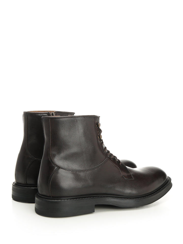 Corvari Oiled Leather Ankle Boot Boots - Marrone | 7049b6bf2d464c8b9bbaf99fa513f2a7ae231e4b