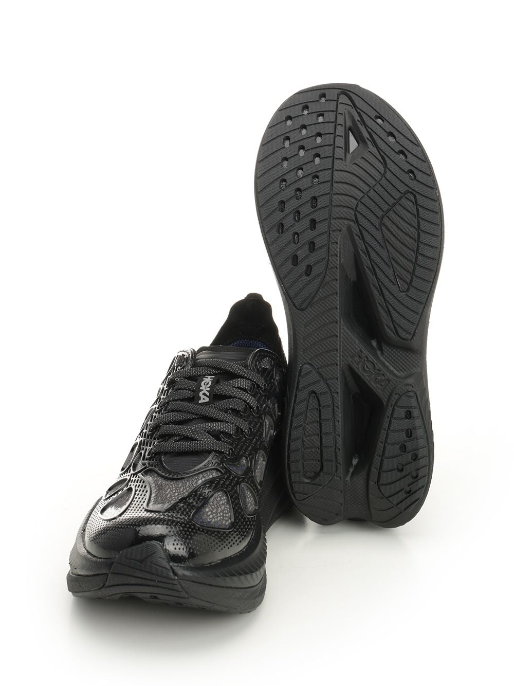 Hoka Mach X Caged Sneakers - Nero | 6d0f029d3065b6eda9d6620629a94e8f7ab2a96f