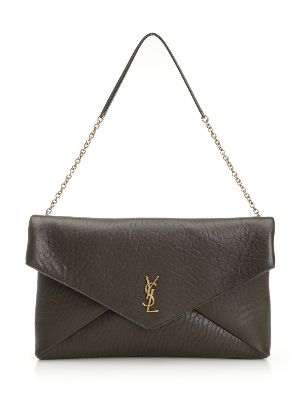 Saint Laurent Envelope Cassandre Small leather goods - Verde | 614a0e529b9a260811e3af5824de944010703029