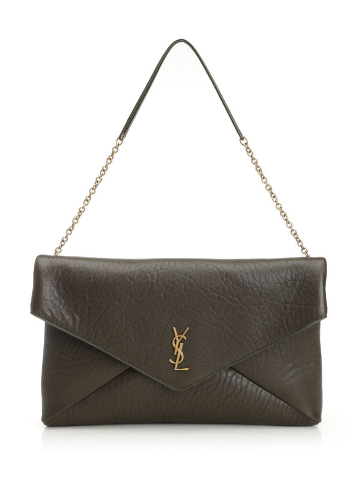 Saint Laurent Envelope Cassandre Small leather goods - Verde | 614a0e529b9a260811e3af5824de944010703029