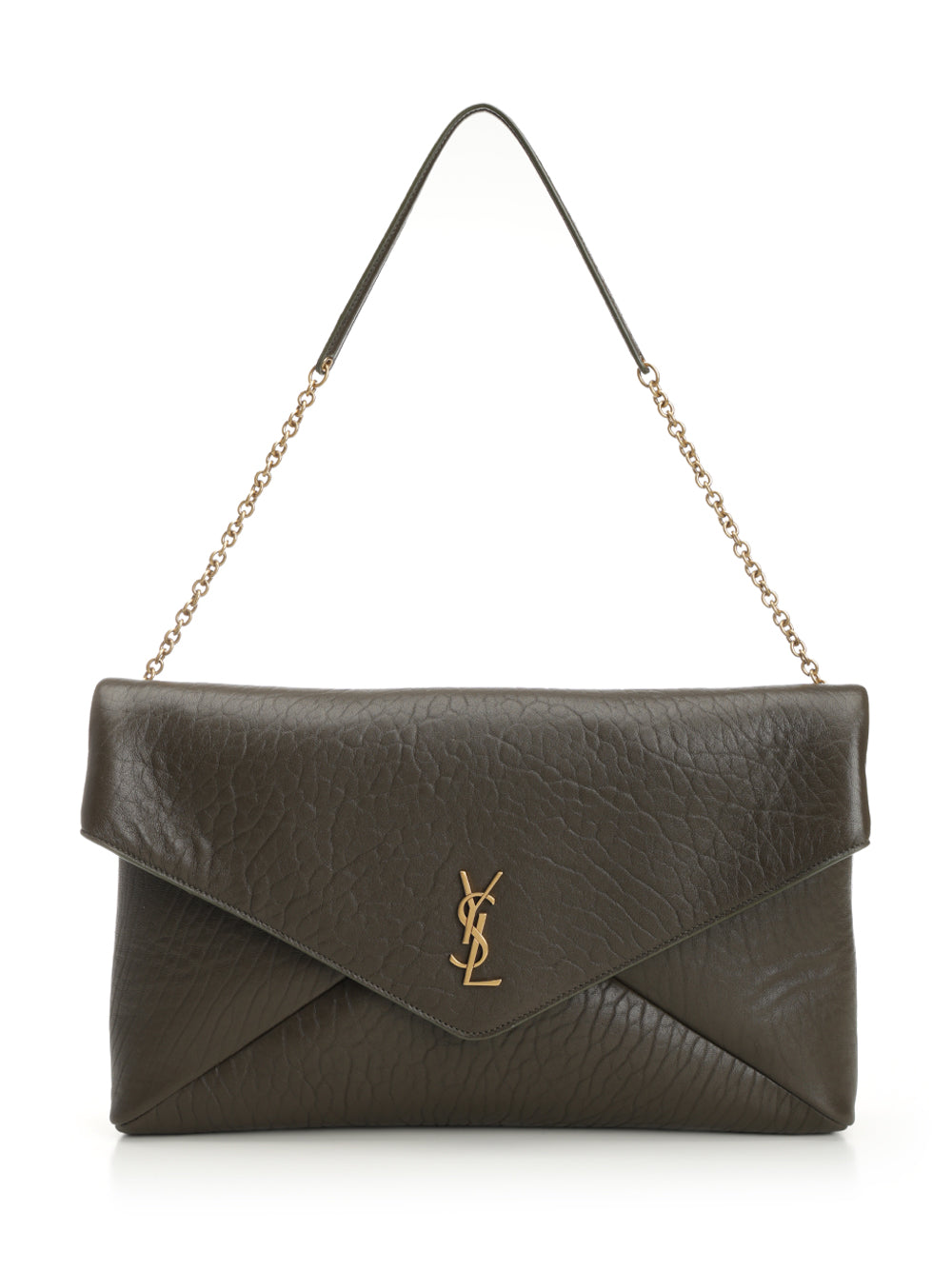 Saint Laurent Envelope Cassandre Small leather goods - Verde | c1daa403b8ac73459004062becd715bedcf3a6cb