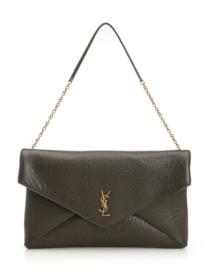 Saint Laurent Envelope Cassandre Small leather goods - Verde | c1daa403b8ac73459004062becd715bedcf3a6cb