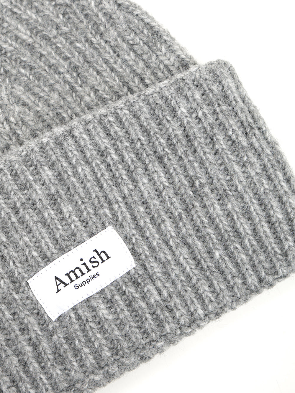 Amish Beanie Recycled Yarn Cappelli - Grey | 8788041229d90bee8b506b1f00168bf5a5278bab