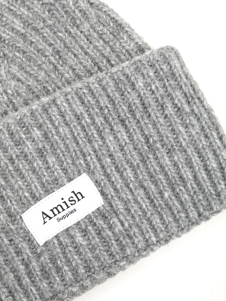 Amish Beanie Recycled Yarn Cappelli - Grey | 8788041229d90bee8b506b1f00168bf5a5278bab