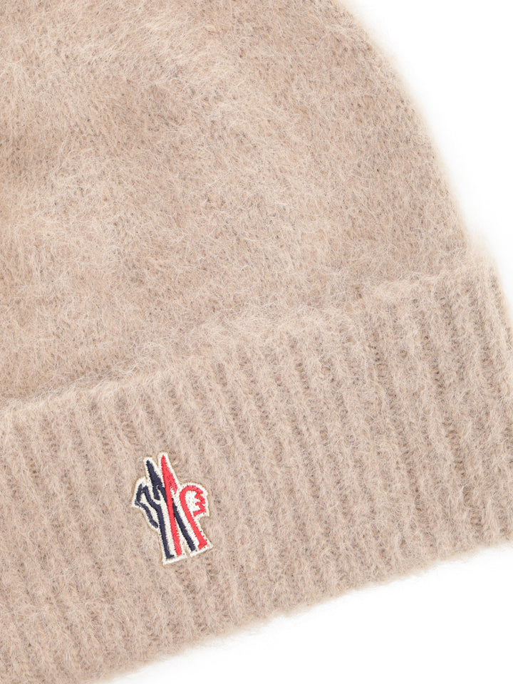 Moncler Grenoble Wool Hat Cappelli - Beige | f6167b7c84b8391fcd586802a393e7f1c64f4519