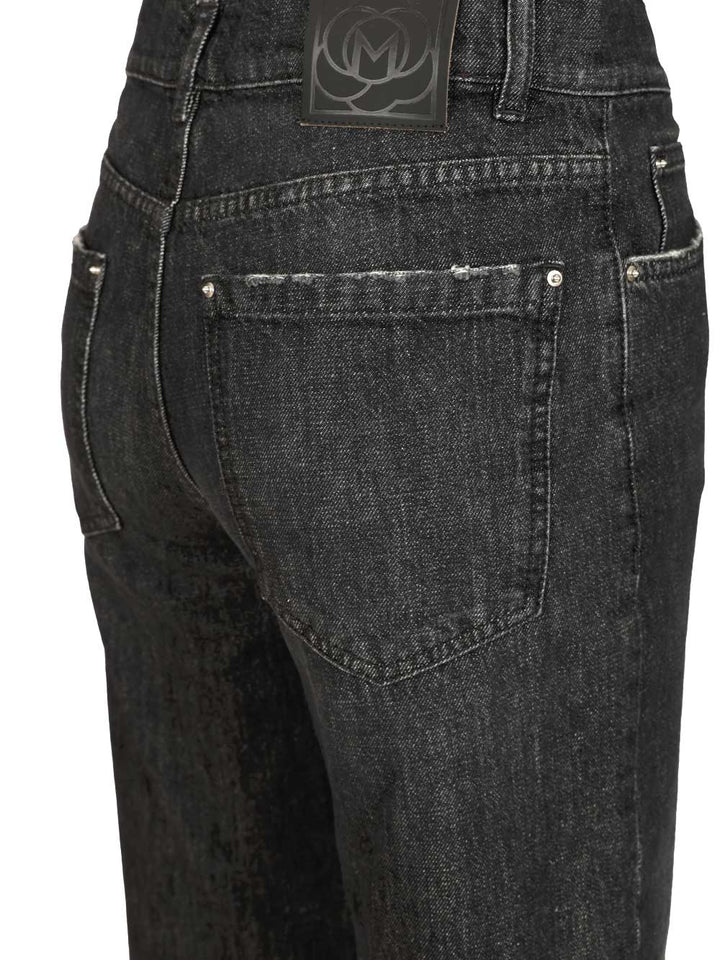 Marella X Stella Maxwell Straight Fit Jeans - Nero | 0776ecc6395488cbb5c77b44e02ab82f9b321848