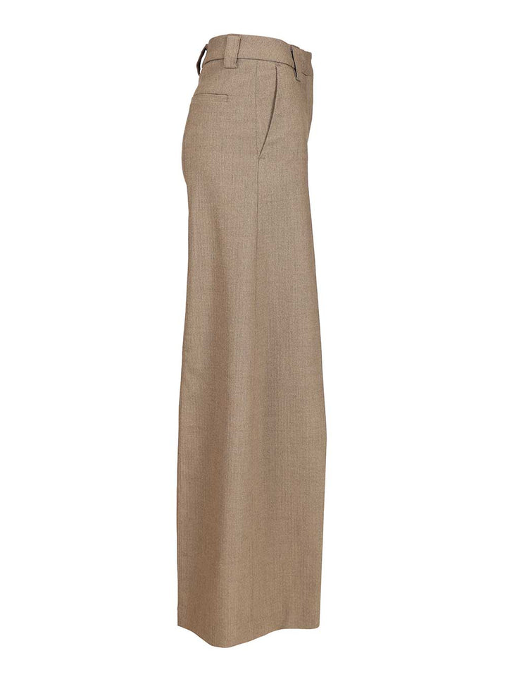 Thelatest Wide Leg Trousers - Beige | 2879c3bc4d99ce1a454a82fbb6875892a7643eb1