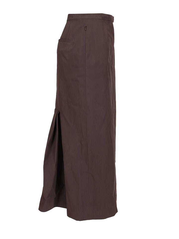 Dries Van Noten Long Skirt Sandora Gonne - Marrone | 8636a055f441ae3cd950ce487ff7d35000eef21d