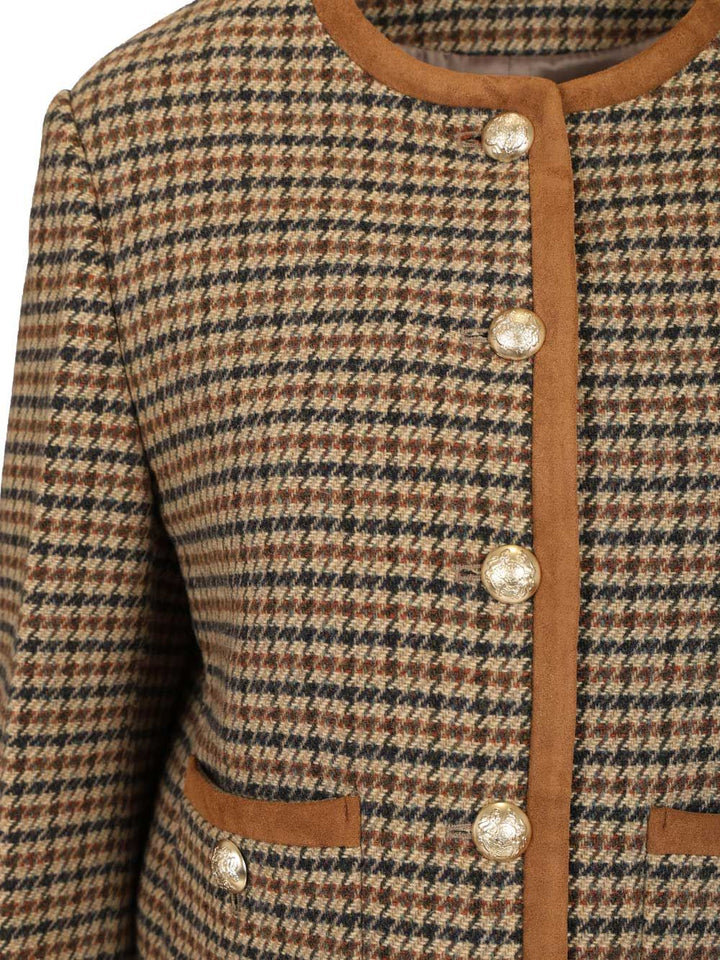Dunst Classic Checked Jacket Giacche - Grey | 4048032ea66907cf63fa3ec238cb741e388e8218
