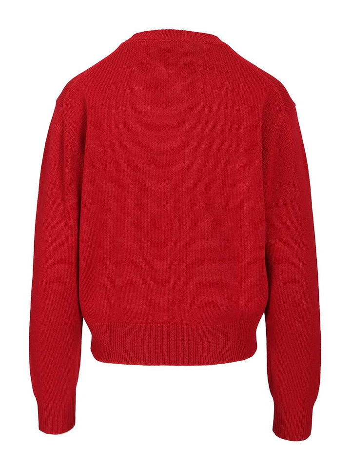 Dunst Wool And Cashmere Sweater Knitwear - Rosso | 5f426aa0484ede6b5adfbbe7cd4bc7dbf57cf780