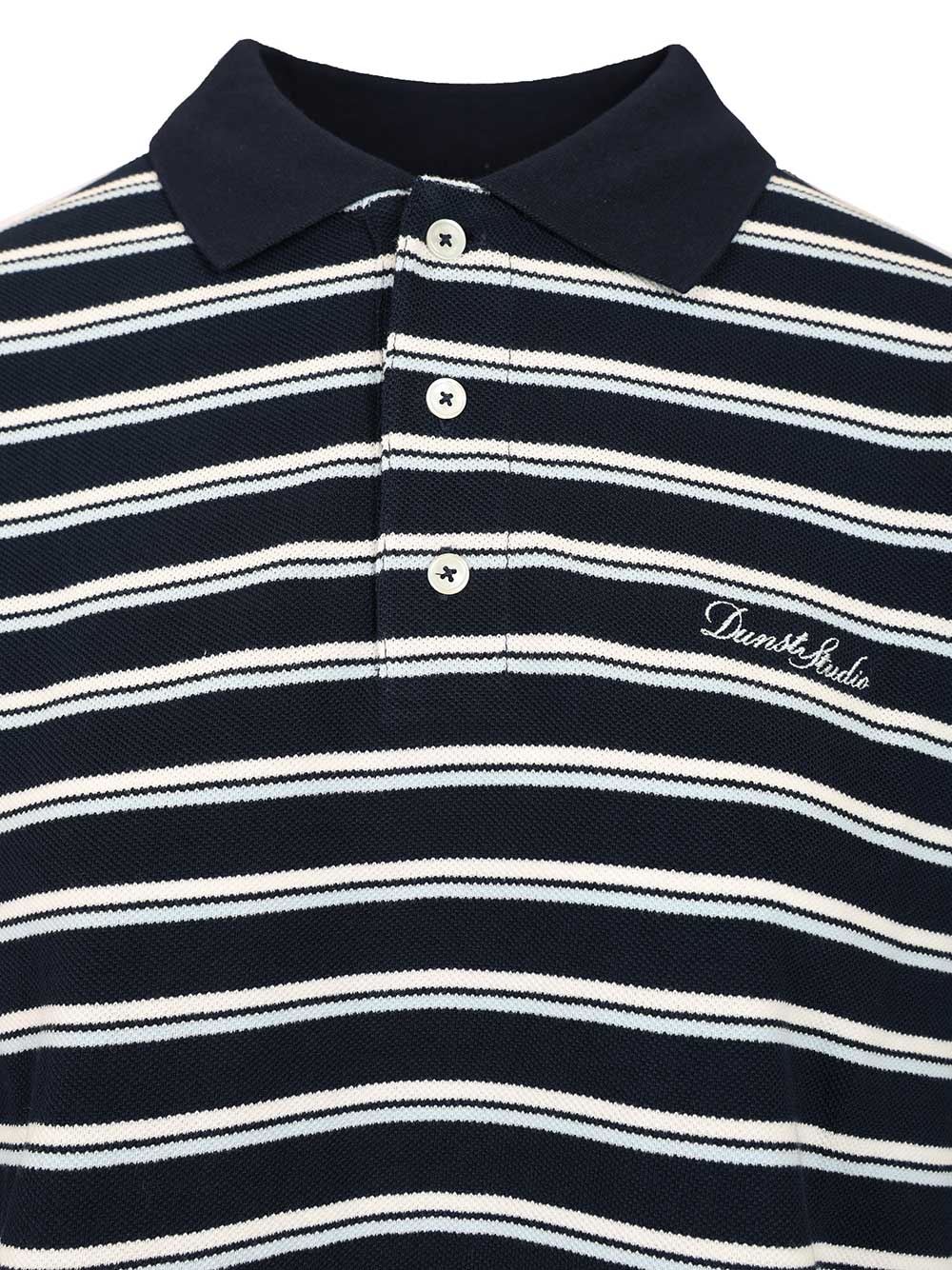 Dunst Striped Polo shirt - Blu | 01b2902ff195bcf1373d71adce610e1f5635533a