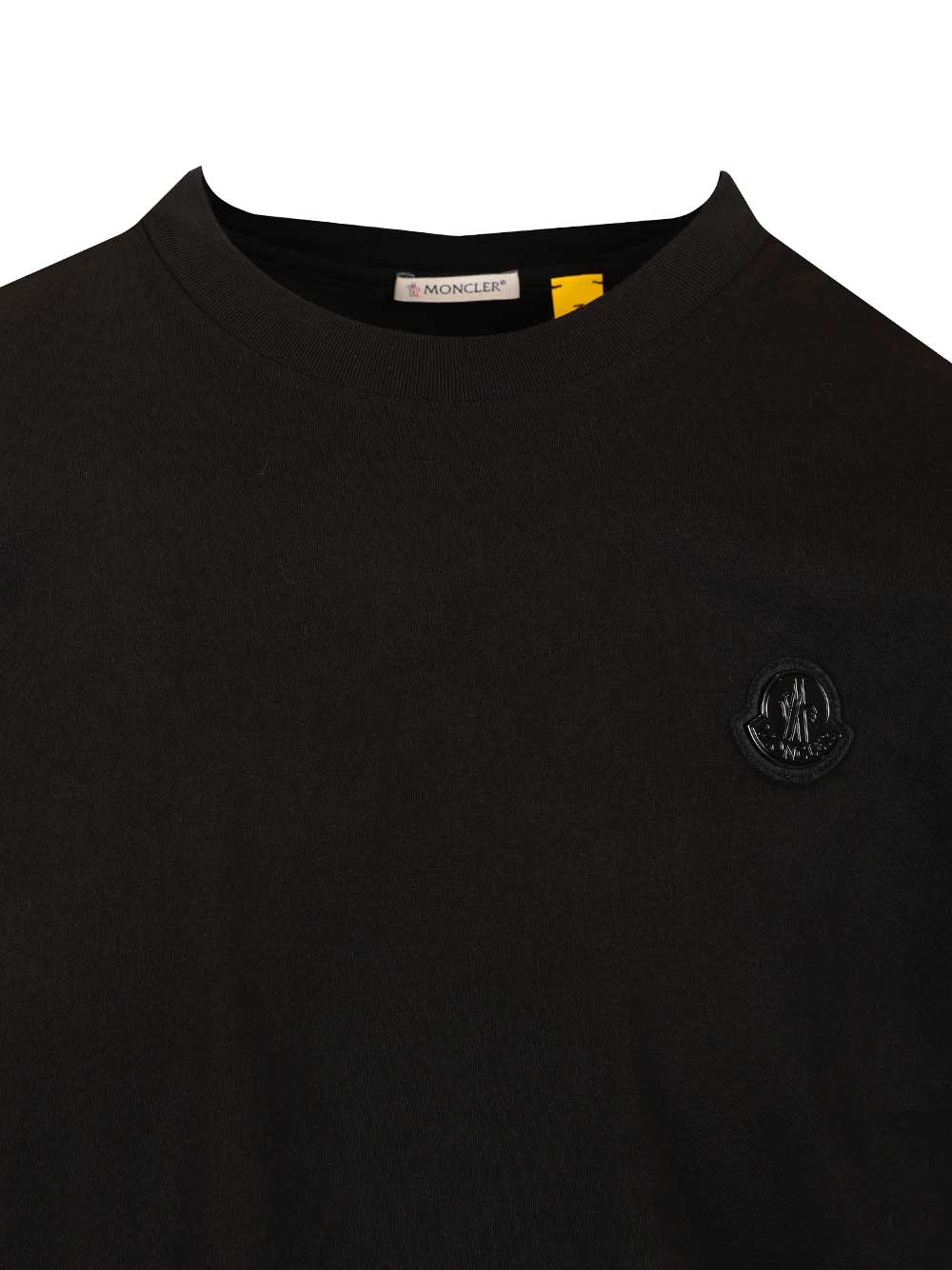 Moncler Genius Moncler X A$Ap Rocky Cotton T-Shirt - Nero | 7959f51bde461aa1977dad64366f872cb9eec4e1