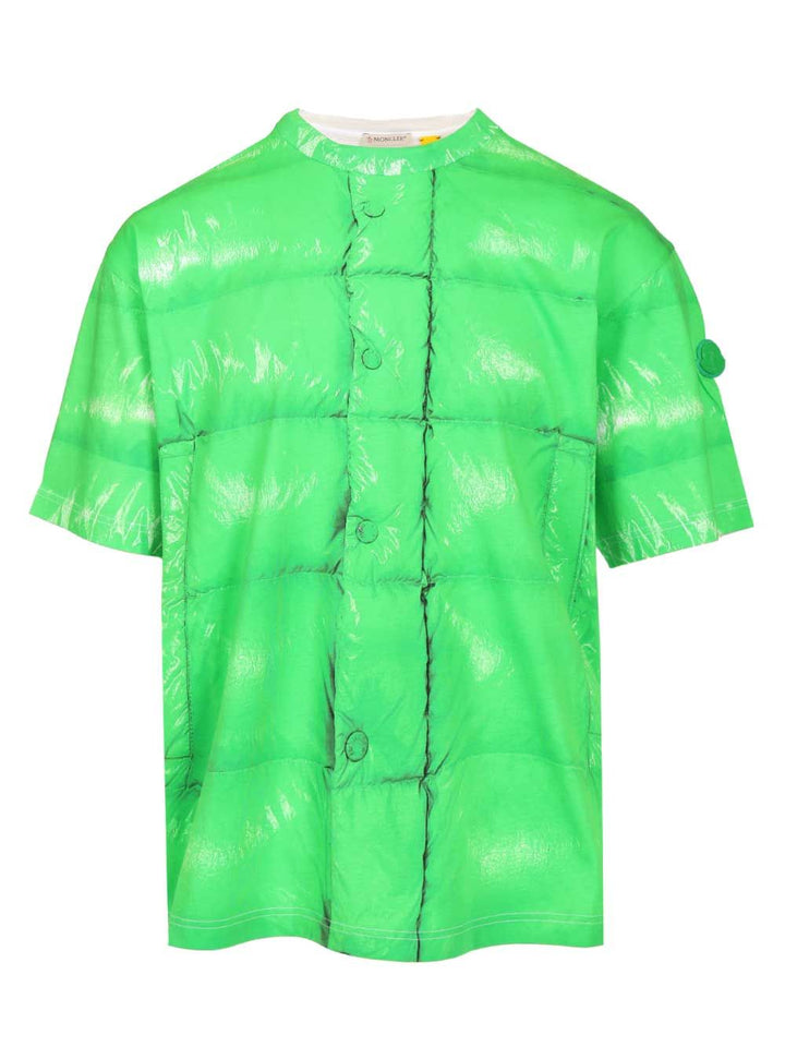 Moncler Genius Moncler X A$Ap Rocky Cotton T-Shirt - Verde | a8a5a59d70c3c403a65270d89a177283c8706a5e