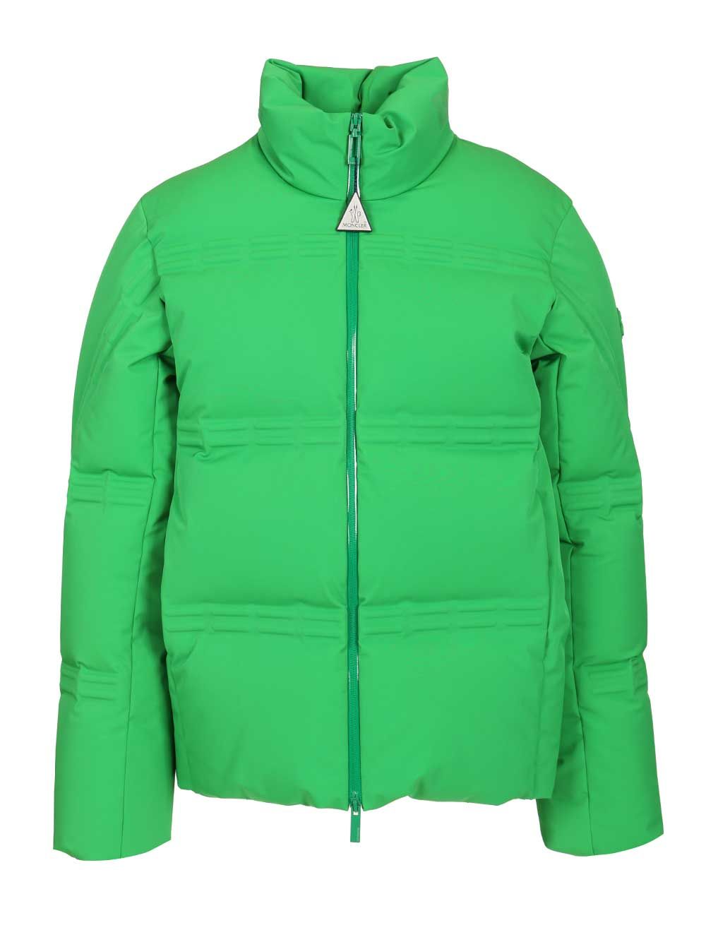 Moncler Genius Moncler X A$Ap Rocky Rally Short Down Jacket Coats - Verde | 17cece4ecf6f7dcda93c28048cce056180bed547