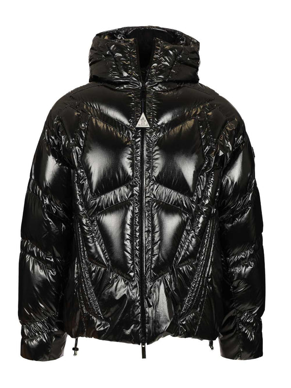Moncler X A$Ap Rocky Bahianinha Hooded Short Down Jacket Coats Black