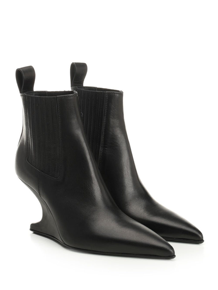 Rick Owens Sharp Ankle Boots - Nero | f75a252dfef25c0a44a5dcc18da0d36b6d0d8c9c