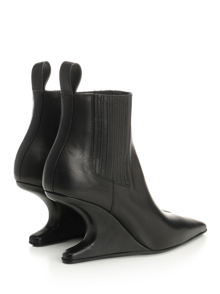 Rick Owens Sharp Ankle Boots - Nero | 96a4a4d2eae24f342ed8b2ef66393ca8fd34ead7