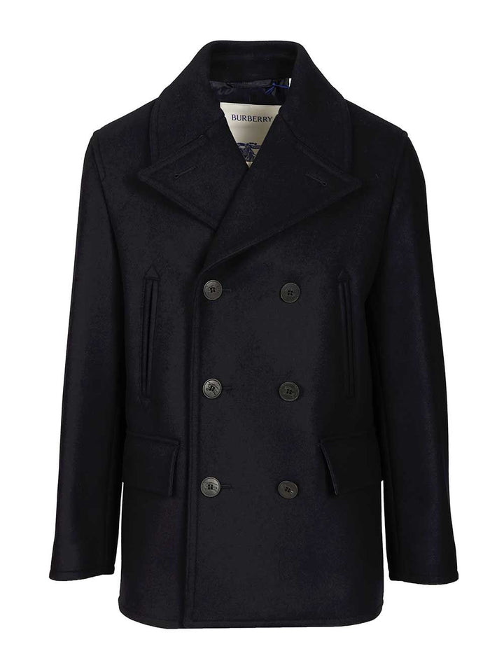 Burberry Pea Coat Giacche - Blu | 4c75c63bdf0d77131f0310cd4fe97e2064950648