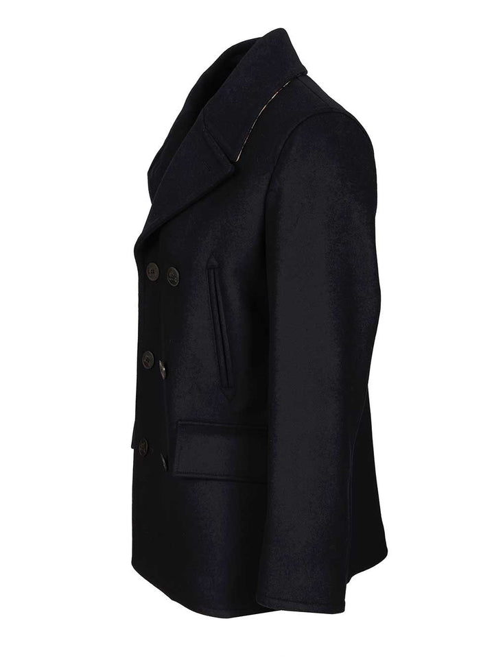 Burberry Pea Coat Giacche - Blu | e37371b06c3989201fac020419401a458f47a9ce