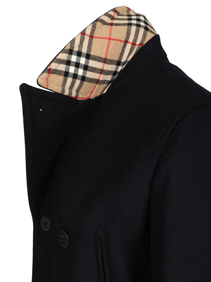 Burberry Pea Coat Giacche - Blu | 7717560756afac9cd496d65d31e2774f385388a0
