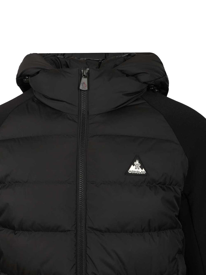 Moncler Grenoble Polartec® Padded Zip-Up Hoodie Sweatshirts - Nero | 41f297c684349990efee955f7bef11455c336c58