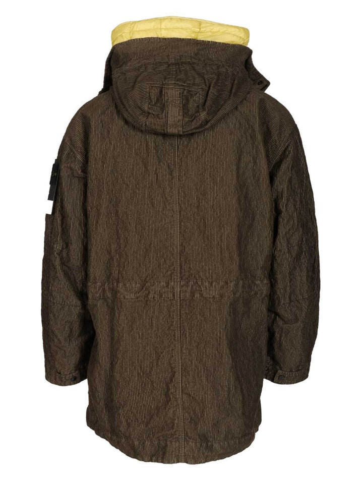 Stone Island Hooded Parka Giacche - Verde | c2d140c55656b59a42fd49c303df4bb07562b647
