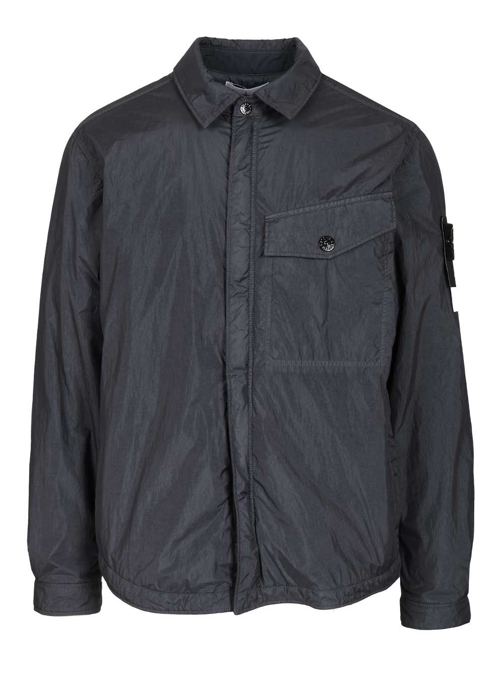 Stone Island Lightweight Hooded Jacket Giacche - Blu | a5c8619b0d192a0c947e3e690811fdcc829fb570