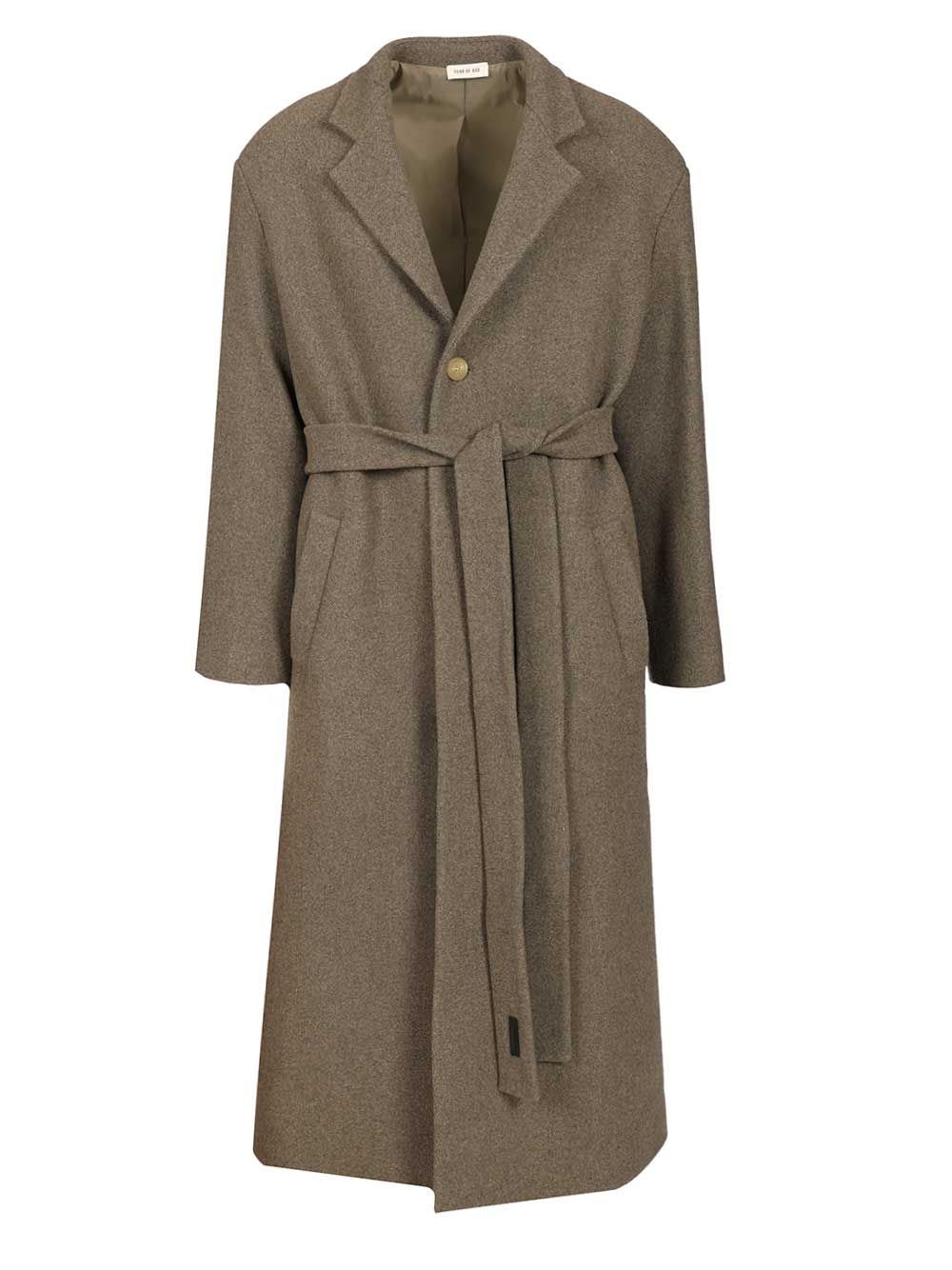 Fear Of God Relaxed Coat Coats - Grey | c638626380488f91998ac517be1dbe025185cc3b