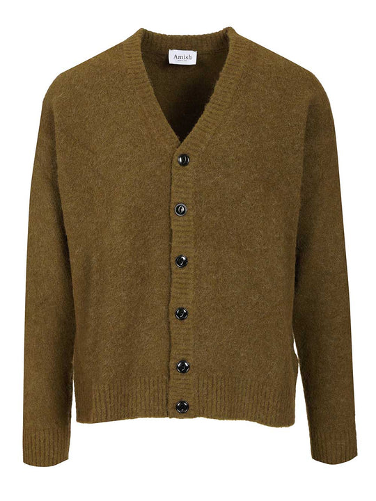 Oversized Cardigan Knitwear Verde