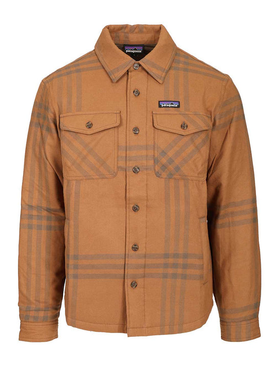 Brushed Flannel Shirt Giacche Marrone