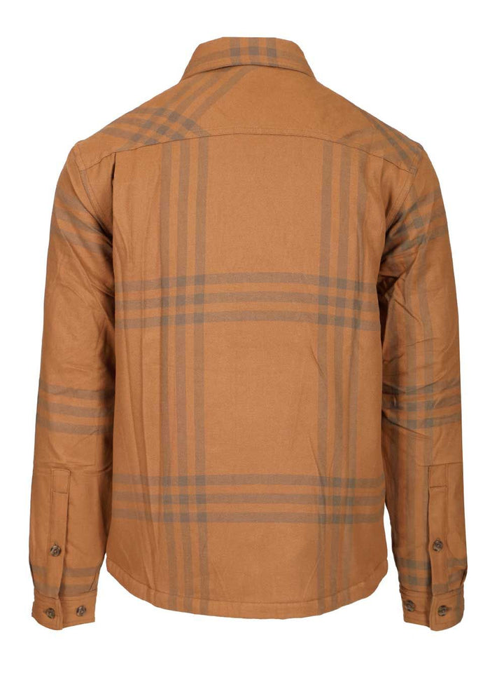 Patagonia Brushed Flannel Shirt Giacche - Marrone | f989d5b2fd5f4475816e780af9057de38656f90f