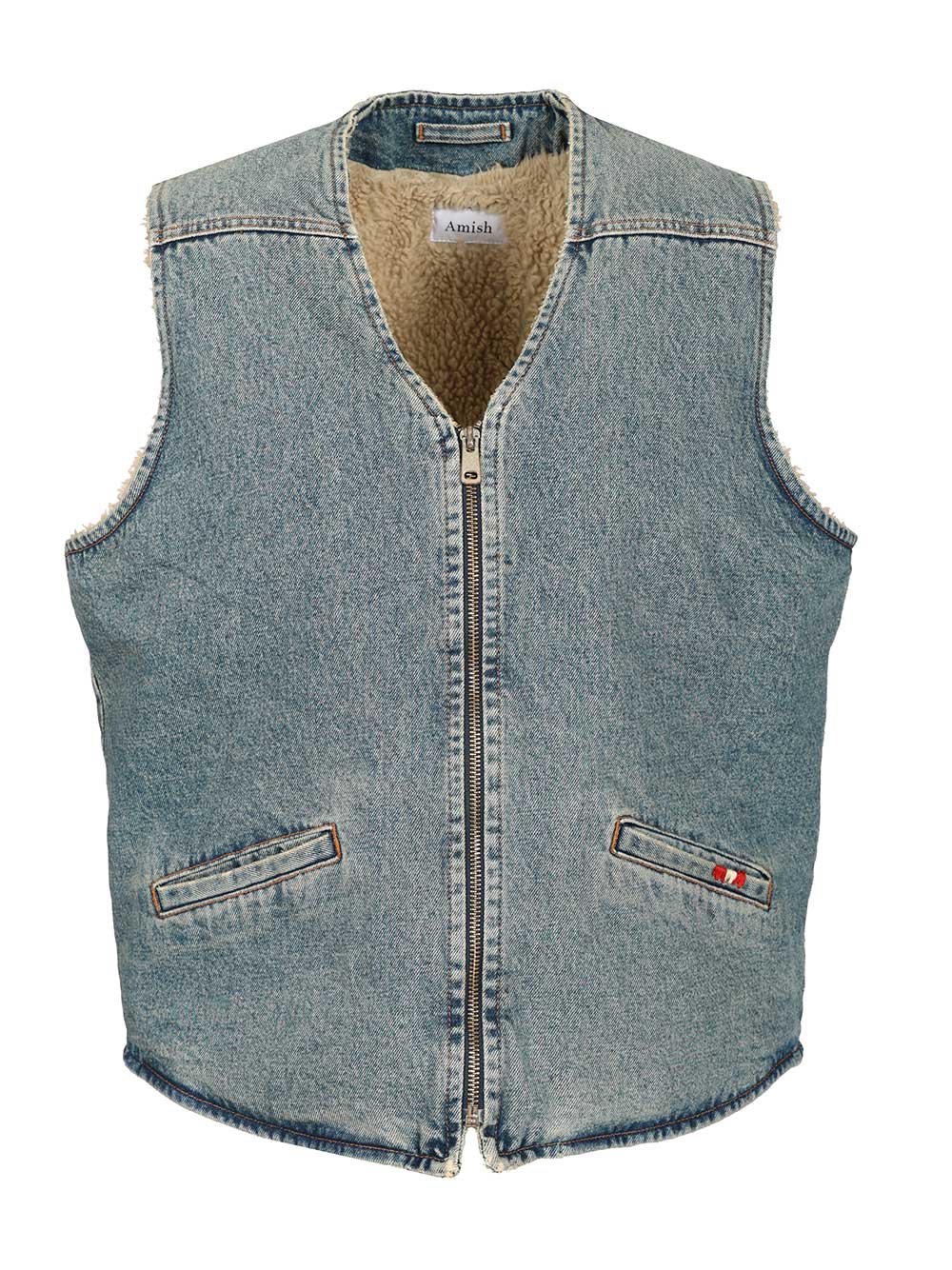 Amish Denim Vest Jeans - Blu | 73b87e40db1349eaf39e05901350a84414395d5d