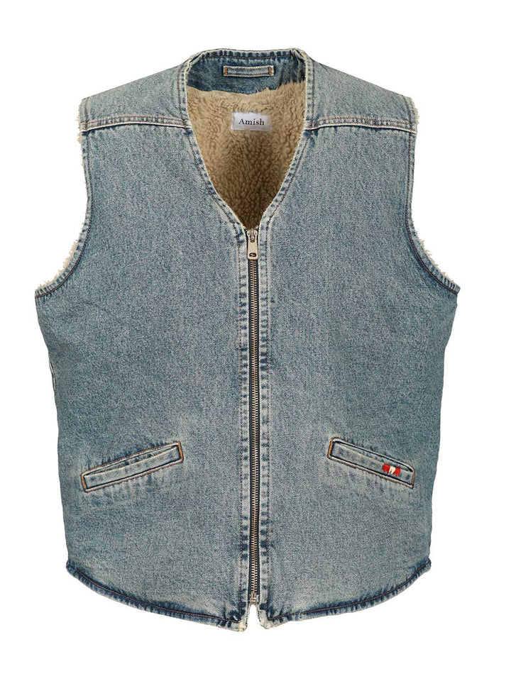 Amish Denim Vest Jeans - Blu | 73b87e40db1349eaf39e05901350a84414395d5d