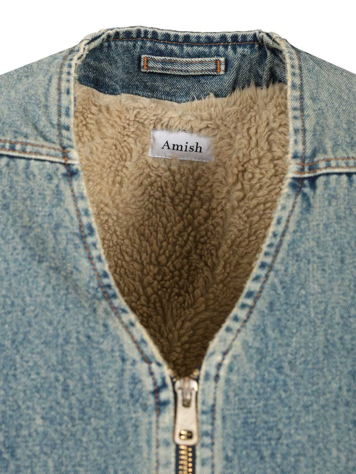 Amish Denim Vest Jeans - Blu | d7a57a58c36c411703a590aba846d43f11c3894f