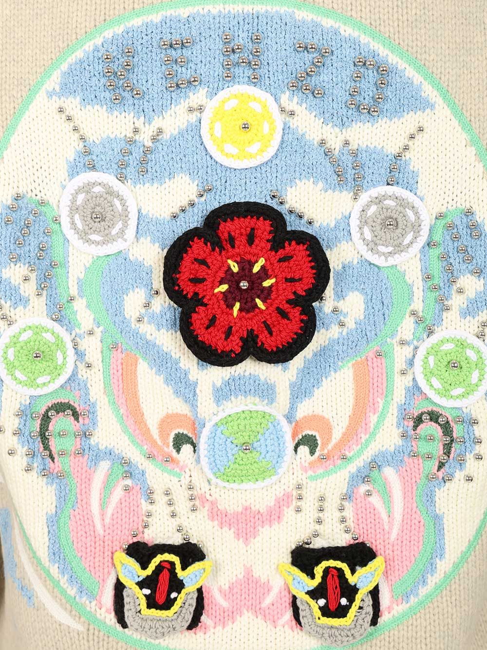 Kenzo Pachinko Cardigan Knitwear - Grey | 841e9515a7eb60bbd2b5f76f569dd774d12b264a