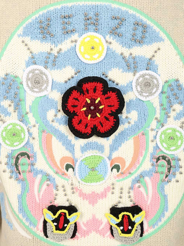 Kenzo Pachinko Cardigan Knitwear - Grey | 841e9515a7eb60bbd2b5f76f569dd774d12b264a