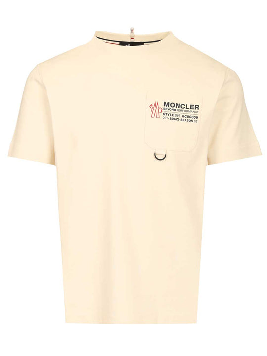 Logo Cotton Jersey T-Shirt Bianco