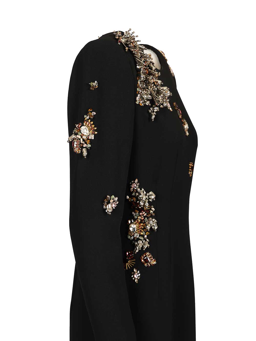 Dries Van Noten Dalista Embroidered Dress Abiti - Nero | 41e450f93ae8eb023e4ef3eb88356528e532791e