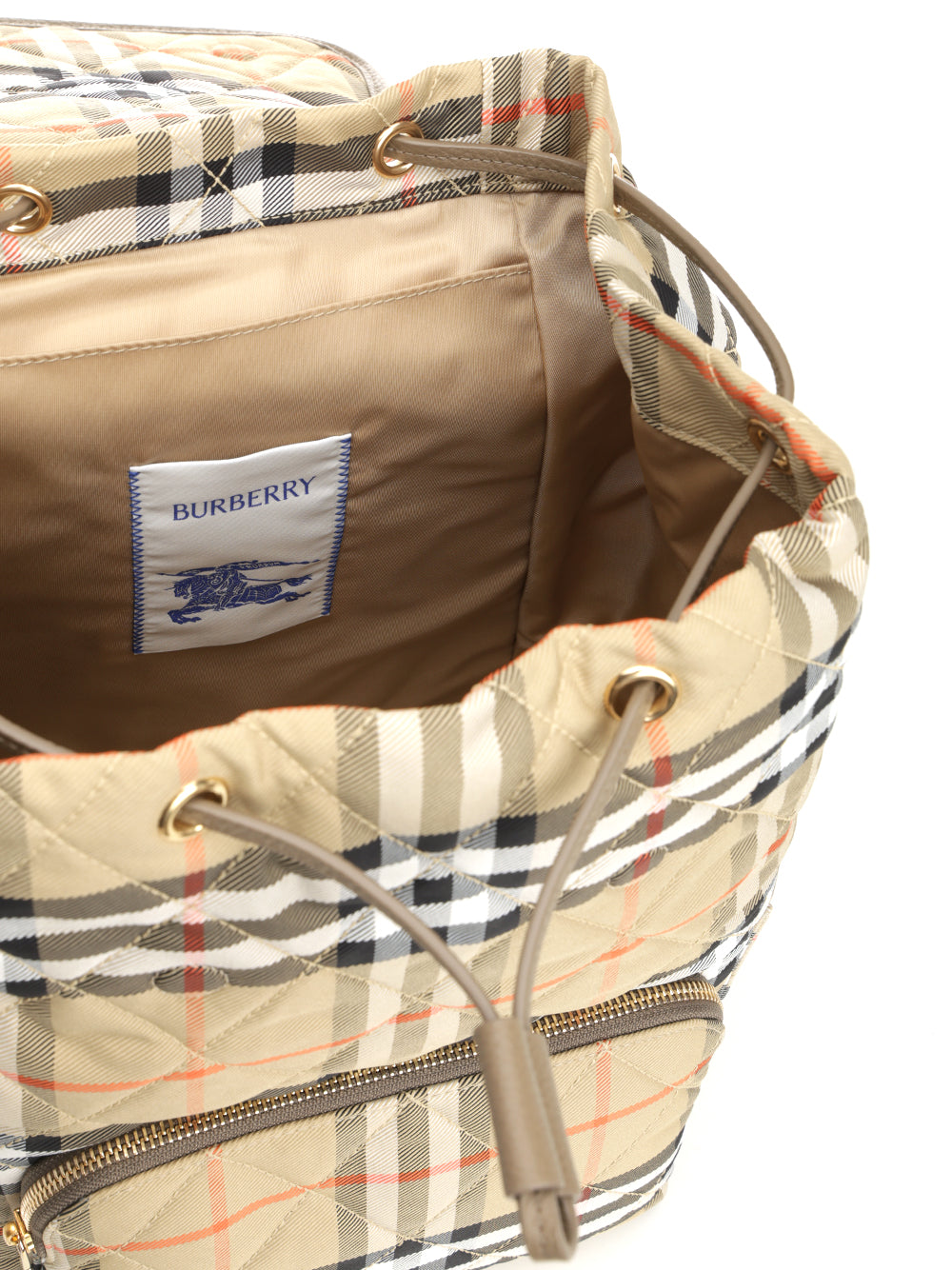 Burberry Horseshoe Backpack Zaini e Valigie - Beige | 78dd2ffeabe668af3174723680d1e705d806ea22