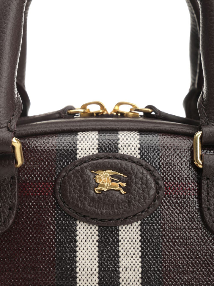 Burberry Highlands Mini Bowling Bag Handbags - Bordeaux | 873e445f9fa5c2defd78201d7b8caba2912f9810