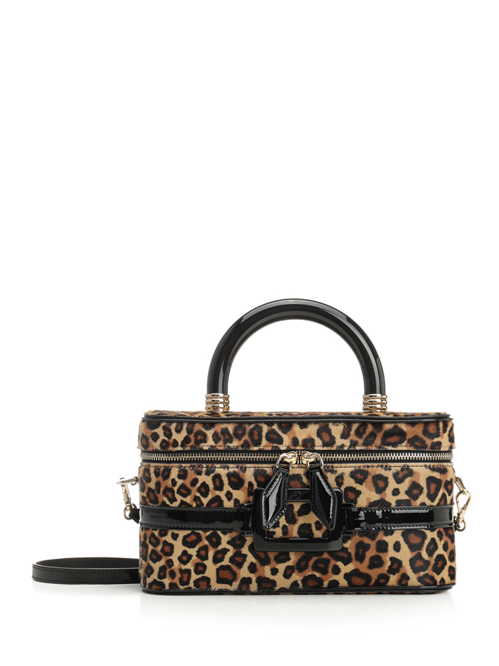 Roger Vivier Belle Vivier Leopard-Print Buckle Tote Bag Handbags - Animalier | 56c5b76374864146724d2d402c06d46d6be23b9d