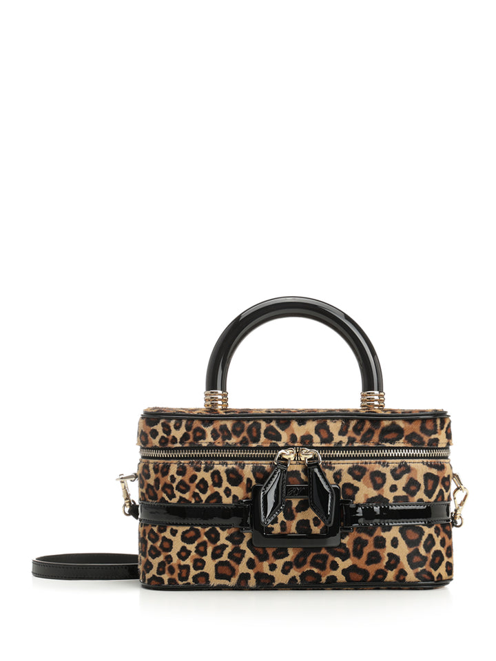 Roger Vivier Belle Vivier Leopard-Print Buckle Tote Bag Handbags - Animalier | 56c5b76374864146724d2d402c06d46d6be23b9d