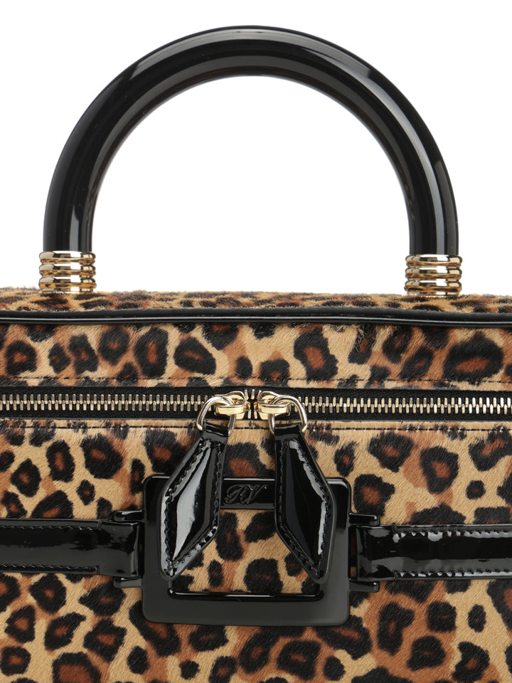 Roger Vivier Belle Vivier Leopard-Print Buckle Tote Bag Handbags - Animalier | f5521715cba0a6892b9ebd234e48dad7fafffe89
