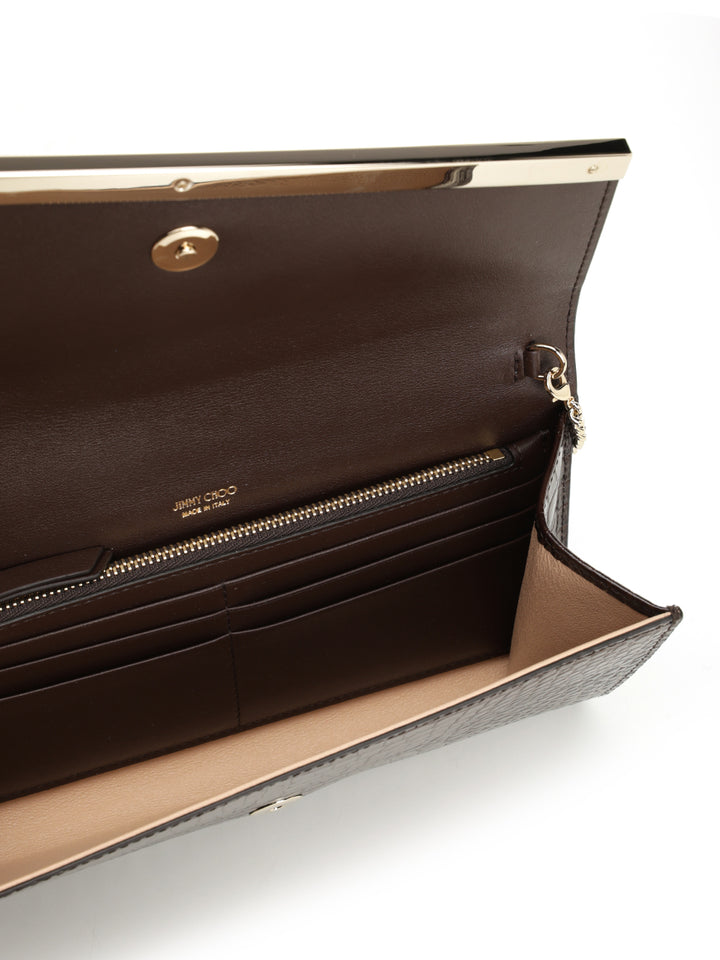 Jimmy Choo Emmie Clutches - Marrone | 90f9f8eabb45a857cad4d985c7def1a88de819b7