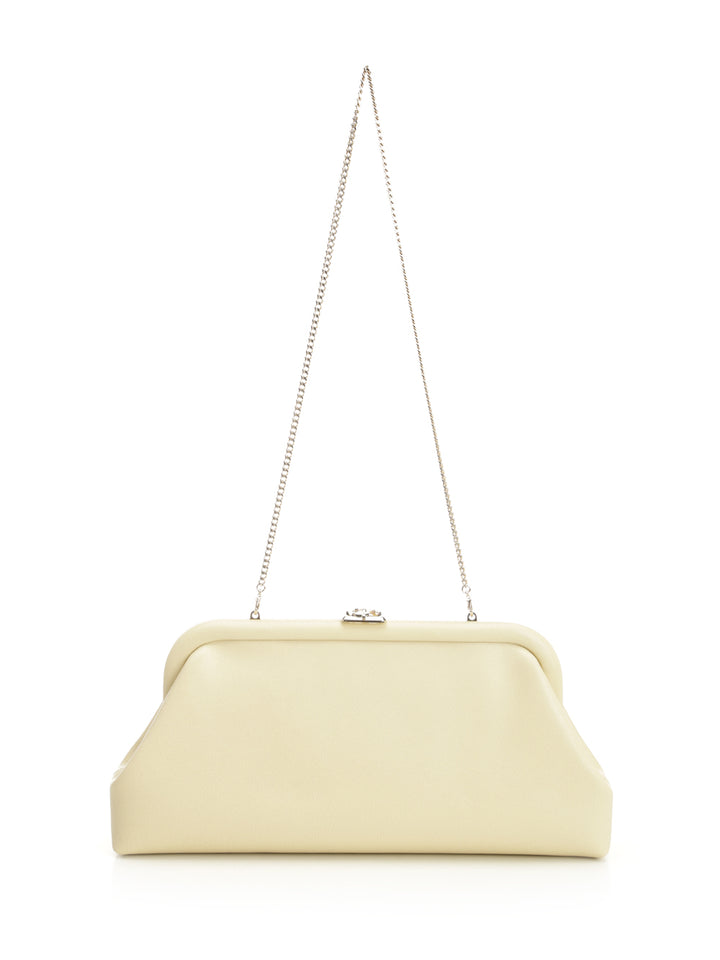 Jimmy Choo Leather Clutch Clutches - Bianco | 65a8074eba59e525746d7f2f9e027b185e26d0fe