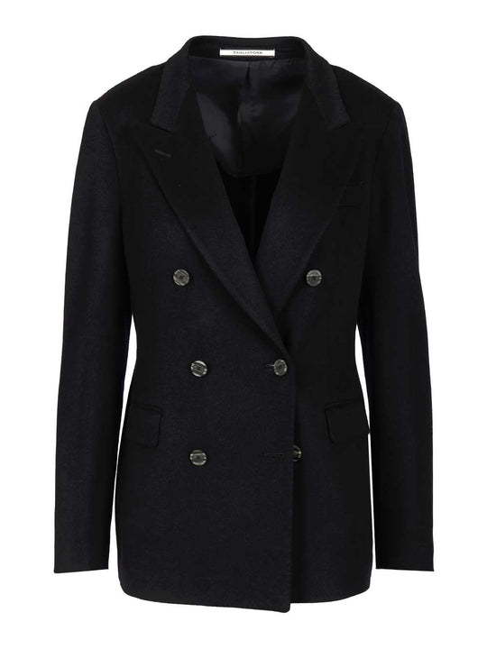 Double-Breasted Blazer Giacche Nero
