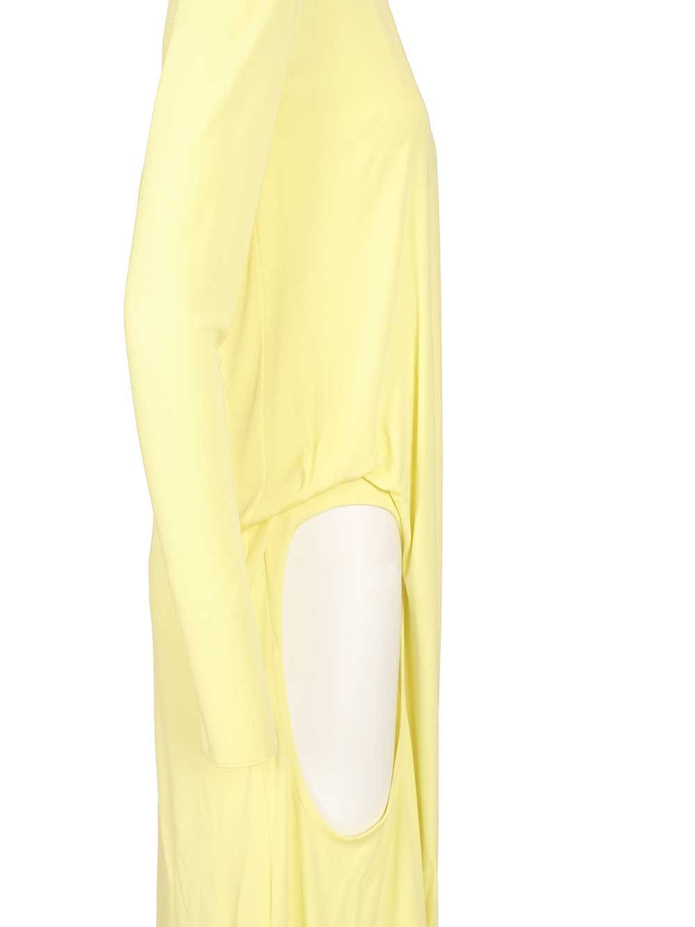Tom Ford Long Asymmetrical Dress In Jersey Crepe Abiti - Giallo | a935523e7e211b6ab2864545862bc03de06559ef